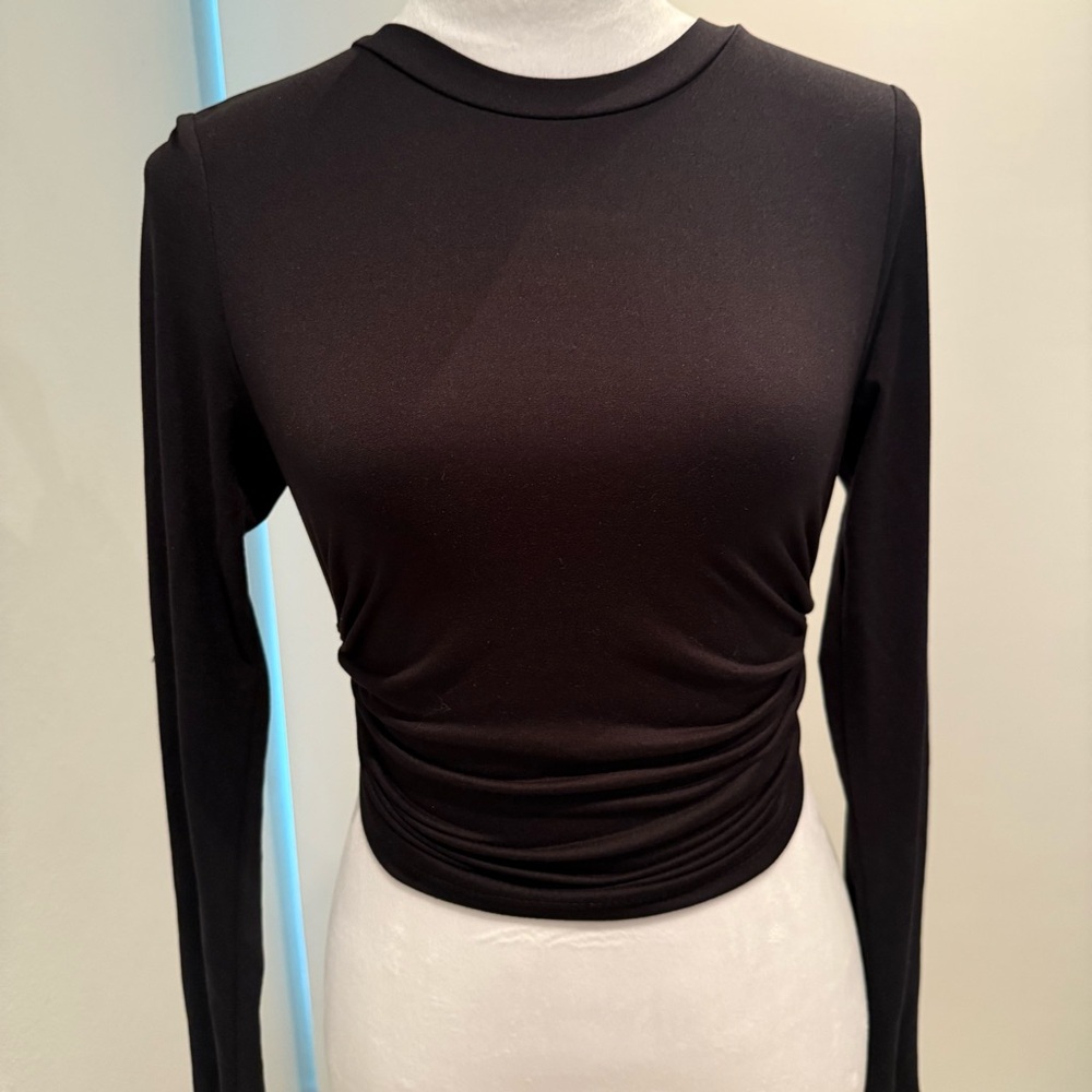 Heart Hips Black Long Sleeve Bodysuit